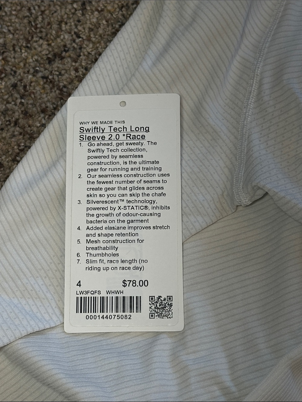 Lululemon Swiftly Tech Long Sleeve - Picture 7 of 7